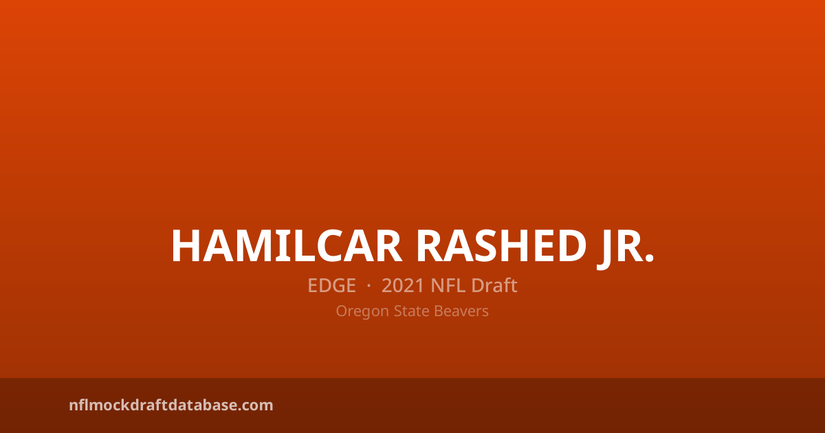 Hamilcar Rashed Logo Hamilcar Rashed Jr. 2021 NFL Mock Draft Profile — EDGE | NFL Mock Draft ...